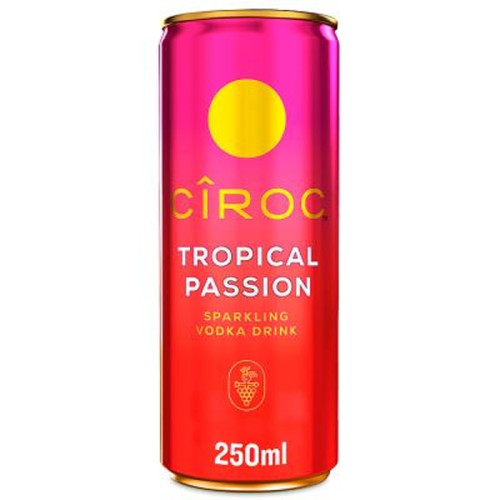 CIROC PASSION FRUIT LEMONADE READY TO DRINK CAN 1x12x250ML