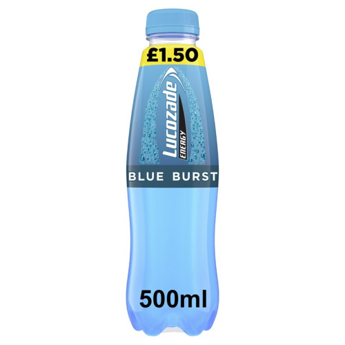 LUCOZADE ENERGY BLUE BURST BOTTLE 1x12x500ML PMP &Acirc;&pound;1.5