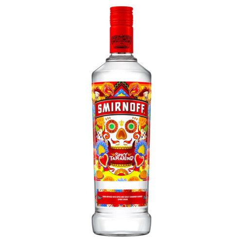 SMIRNOFF SPICED TAMARIND VODKA BOTTLE 6x70CL