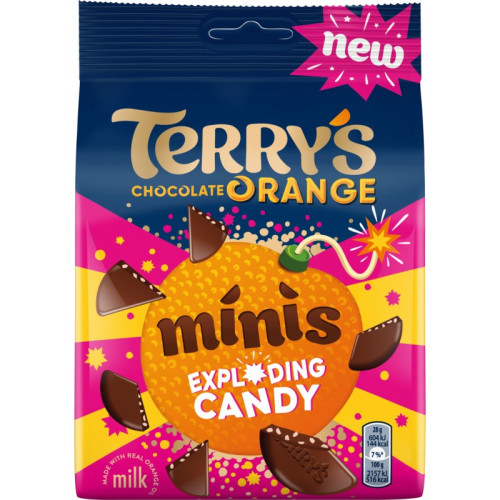 TERRYS EXPLODING MINIS MILK CHOCOLATE 1x10x105G