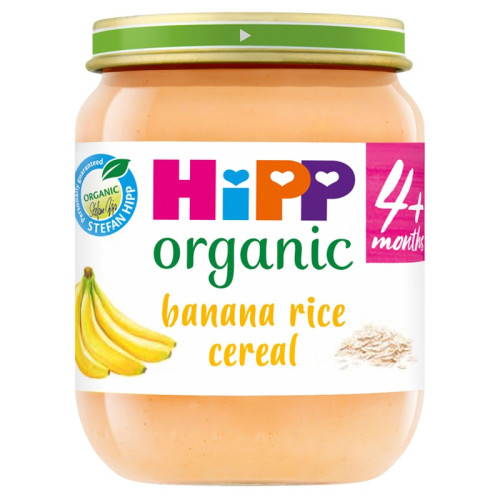 HIPP BANANA RICE CEREAL 4+ MONTHS 1x6x125G