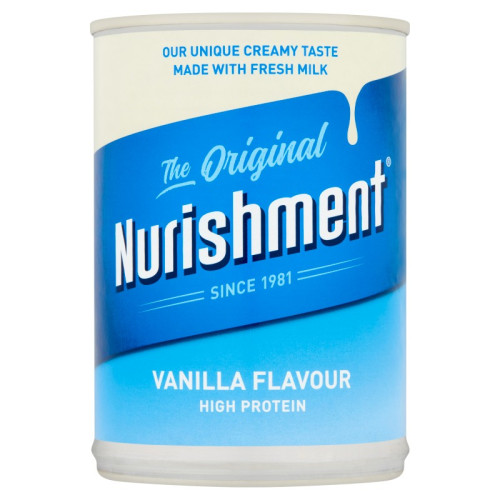 NURISHMENT PROTEIN VANILLA NO ADDED SUGAR CAN 1x12x400G
