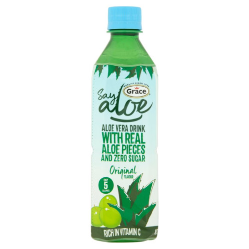 GRACE ALOE ORIGINAL BOTTLE 1x12x500ML PMP &Acirc;&pound;1.29