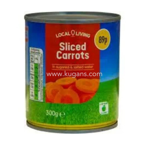 LOCAL LIVING SLICE CARROT 1x12x300G PMP &Acirc;&pound;0.89