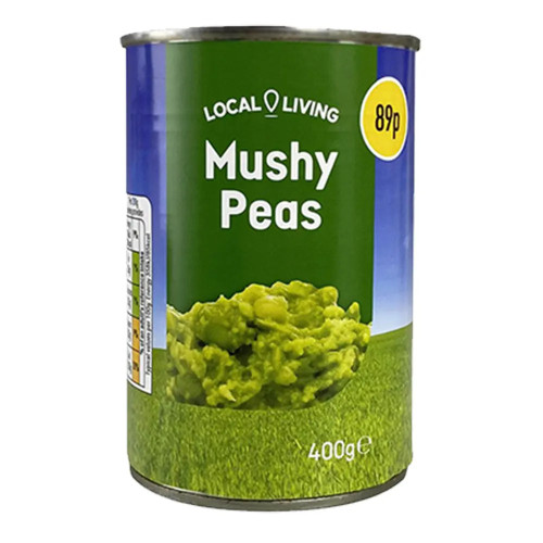 LOCAL LIVING MUSHY PEAS 1x12x400G PMP &Acirc;&pound;0.89