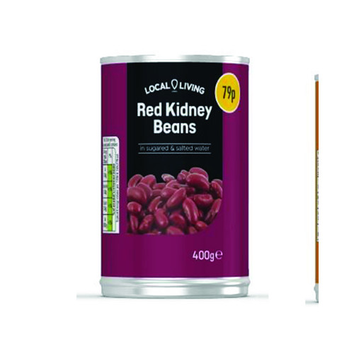 LOCAL LIVING RED KIDNEY BEANS 1x12x400G PMP &Acirc;&pound;0.79