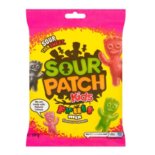 SOUR PATCH KIDS FRUITS MIX SWEETS BAG 1x10x130G