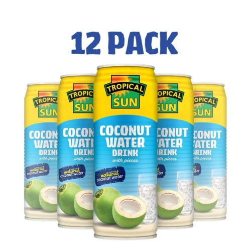 TROPICAL SUN COCONUT WATER WITH PIECES BOTTLE 12x520ML