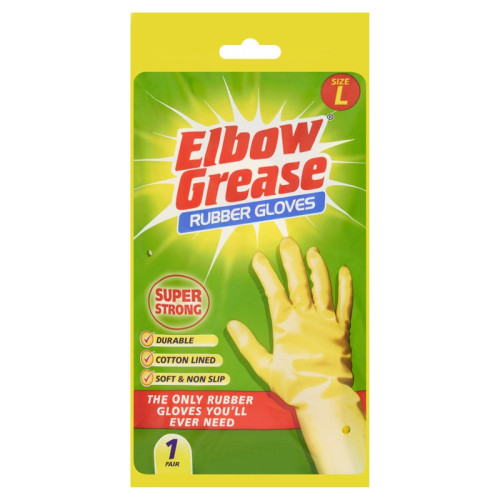 ELBOW RUBBER GLOVES 1x18xLRG