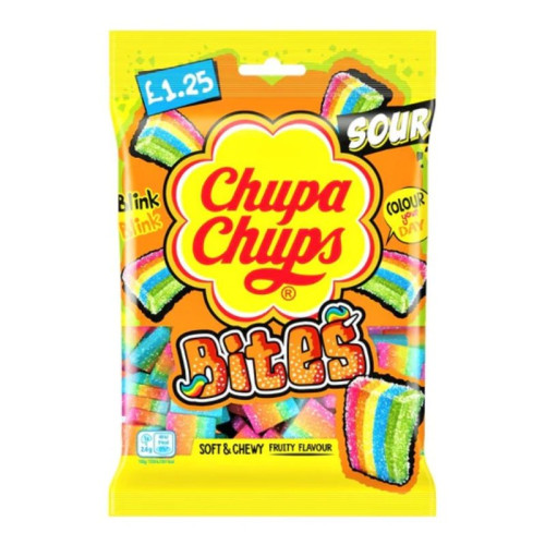 CHUPA CHUPS MINI SOUR BITES SWEETS 1x12x120G PMP &Acirc;&pound;1.25