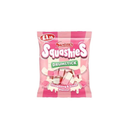SQUASHIES STRAWBERRY CREAM 1x12x120G PMP &Acirc;&pound;1.15