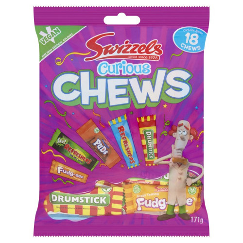 SWIZZELS CURIOUS CHEW 1x12x135G PMP &Acirc;&pound;1.25