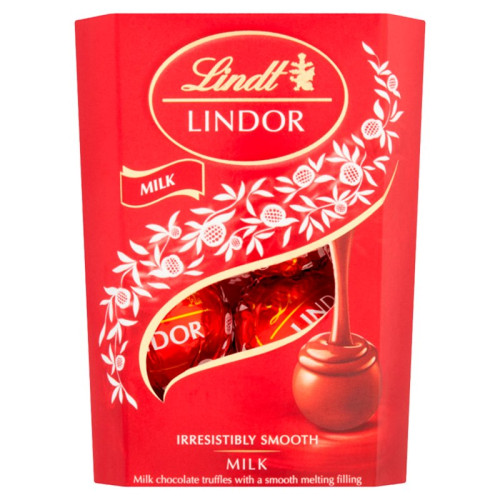 LINDT LINDOR MILK CHOCOLATE 1x14x37G