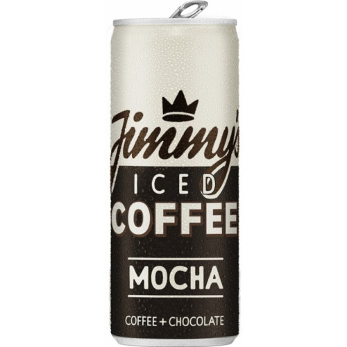 JIMMYS MOCHA ICED COFFEE CAN 1x12x250ML PMP &Acirc;&pound;1.39
