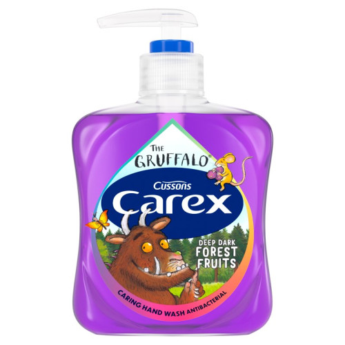 CAREX THE GRUFFALO DEEP DARK FOREST FRUIT HANDWASH 1x6x250ML PMP &Acirc;&pound;1.49
