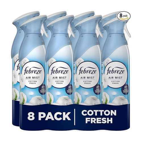 FEBREZE COTTON FRESH AIR FRESHNER SPRAY 1x8x185ML PMP &Acirc;&pound;3.49