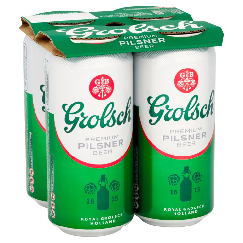 GROLSCH LAGER 4 PACK CAN 1x6x440ML