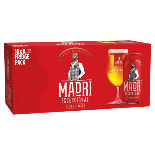 MADRI EXCEPCIONAL LAGER CAN 1x10x440ML