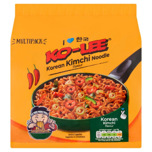 KO-LEE KOREAN KIMCHI NOODLES 4 PACK 1x6x70G