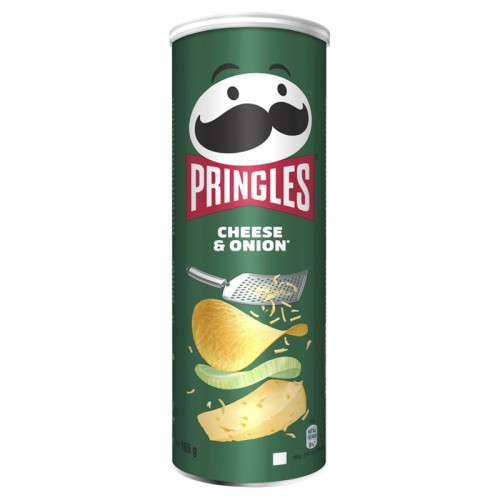 PRINGLES CHEESE & ONION CRISPS 1x6x165G PMP &Acirc;&pound;2.99