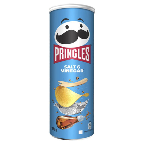 PRINGLES SALT & VINEGAR CRISPS 1x6x165G PMP &Acirc;&pound;2.99
