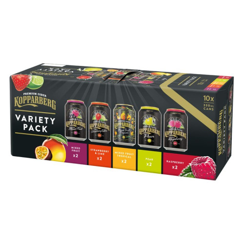 KOPPARBERG CIDER VARIETY CAN 1x10x330ML