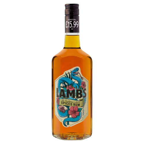 LAMBS SPICED RUM BOTTLE 1x70CL PMP &Acirc;&pound;15.99