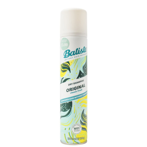 BATISTE CLASSIC FRESH ORIGINAL DRY SHAMPOO 1x12x200ML PMP &Acirc;&pound;3.99