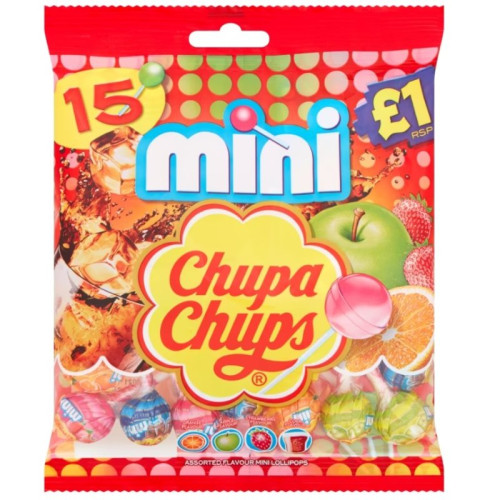 CHUPA CHUPS LOLLIPOP 1x12x72G PMP &Acirc;&pound;1.25