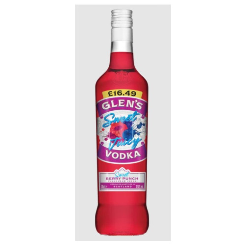 GLENS BERRY PUNCH VODKA BOTTLE 6x70CL PMP &Acirc;&pound;15.99