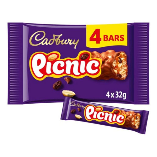 CADBURY PICINIC CHOCOLATE 4 PACK 1x10x128G