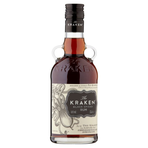 THE KRAKEN DARK RUM BOTTLE 6x35CL