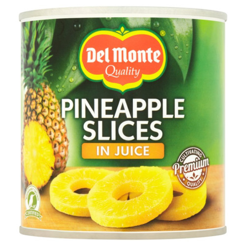DEL MONTE PINEAPPLE SLICES IN JUICE 1x6x435G PMP &Acirc;&pound;1.49