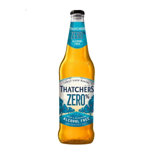 THATCHERS ZERO CIDER BOTTLE 1x6x500ML