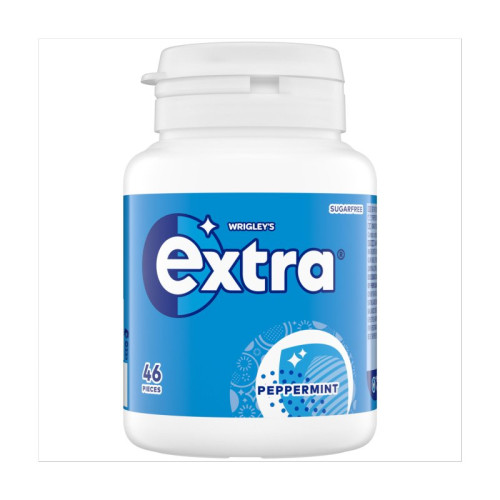 EXTRA PEPPERMINT MINT SUGAR FREE CHEWING GUM BTL 1x6x46s PMP &Acirc;&pound;2.5