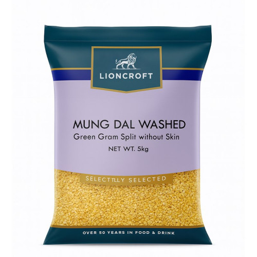 LIONCROFT MOONG DALL WASHED 1x5KG