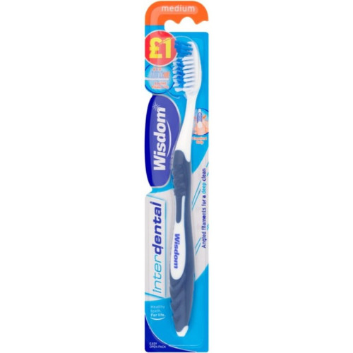 WISDOM INTER DENTAL TOOTHBRUSH 1x12x6PK PMP &Acirc;&pound;1