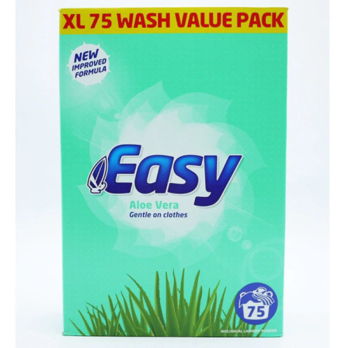 EASY ALOE VERA WASHING POWDER 75 WASHES 1x5.1KG