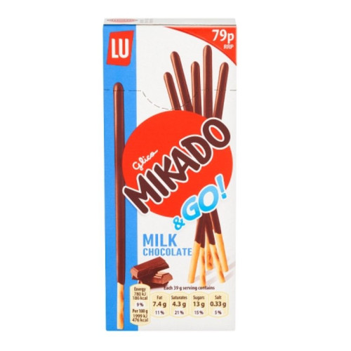 MIKADO MILK CHOCOLATE 1x24x39G PMP &Acirc;&pound;0.99