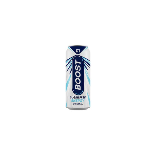 BOOST ENERGY SUGAR FREE CAN 1x12x500ML PMP &Acirc;&pound;1