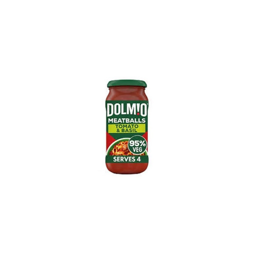 DOLMIO MEATBALLS TOMATO & BASIL SAUCE 1x6x450G