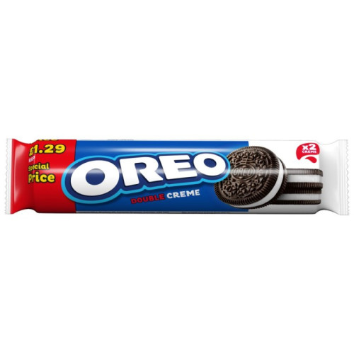 OREO DOUBLE CR&Atilde;ME BISCUIT 1x16x157G PMP &Acirc;&pound;1.29