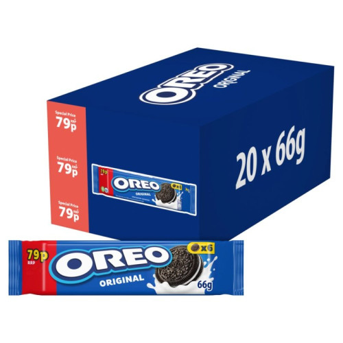 OREO VANILLA BISCUIT 1x20x66G PMP &Acirc;&pound;0.79