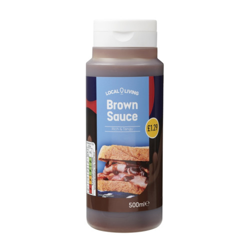 LOCAL LIVING BROWN SAUCE 1x6x450ML PMP &Acirc;&pound;1.29