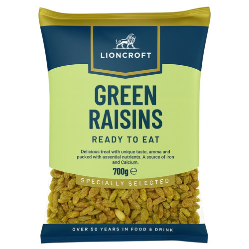 LIONCROFT GREEN RAISINS 8x700G