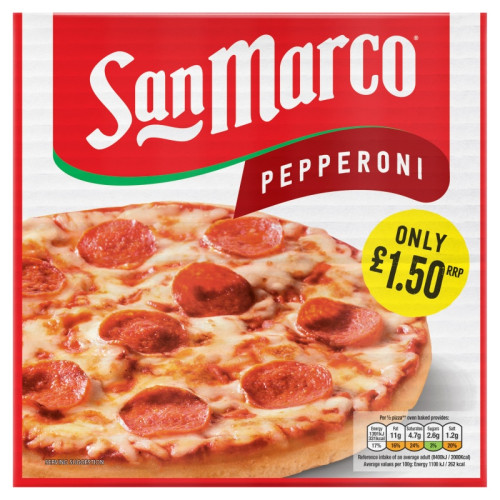 SAN MARCO THIN PEPPERONI PIZZA 1x251G PMP &Acirc;&pound;1.5