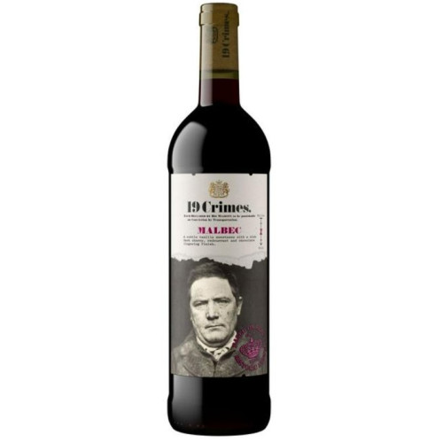 19 CRIMES ARGENTINA MALBEC RED WINE 6x75CL
