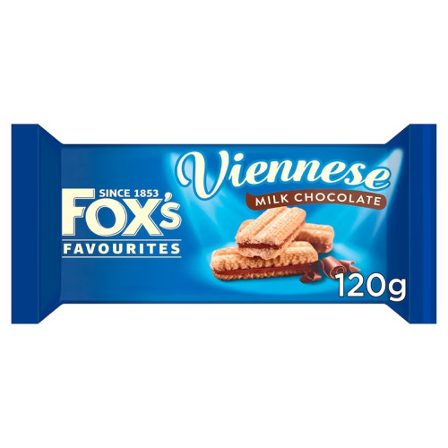 FOXS VIENNESE BISCUIT 1x12x120G PMP &Acirc;&pound;2