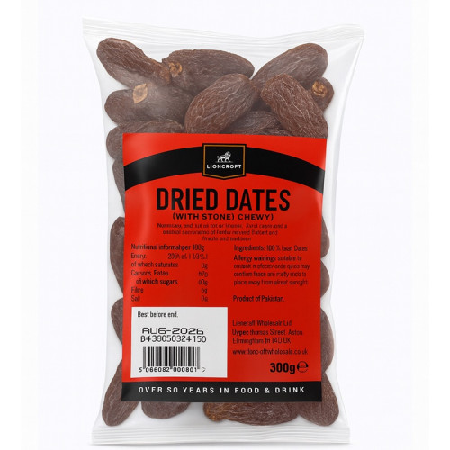 LIONCROFT DRIED DATES 1x20x300G