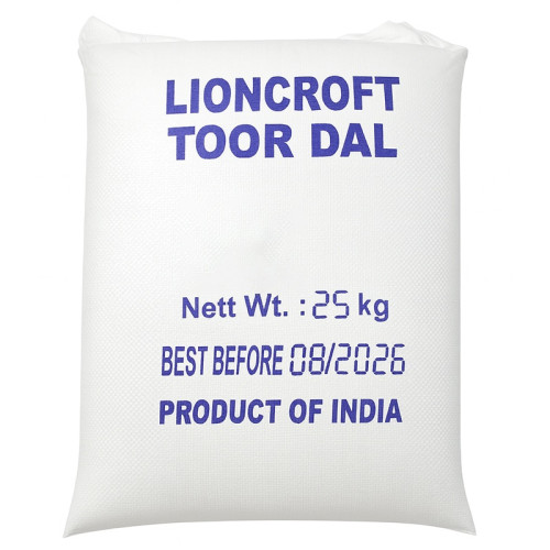 LIONCROFT TOOR DALL DRY B1x25KG